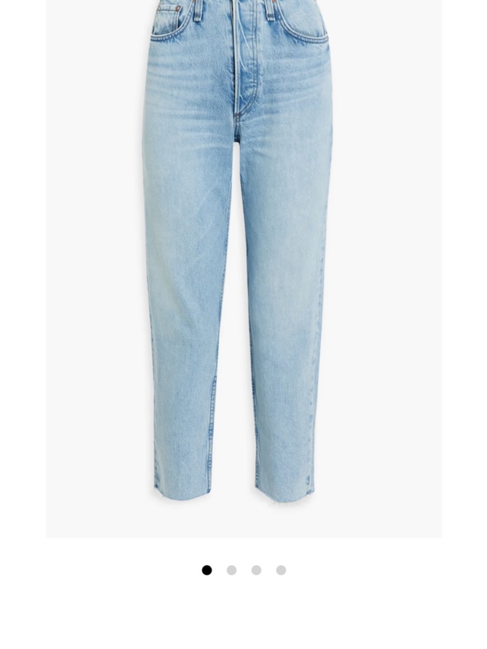 rag & bone Light Blue Straight Leg Jeans